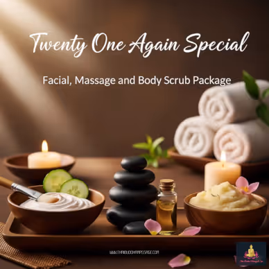 Twenty One Again Special - Facial, Massage and Body Scrub